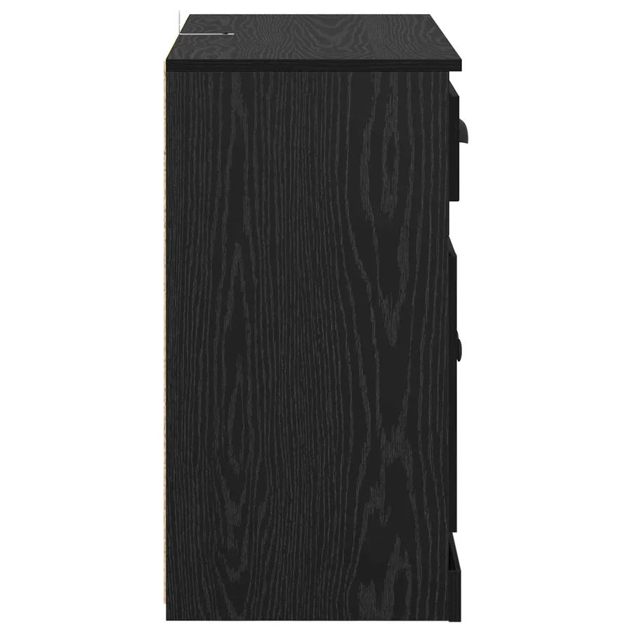 Haut Armoire Chêne noir 70 x 35,5 x 67,5 cm Bois d'ingénierie - 7