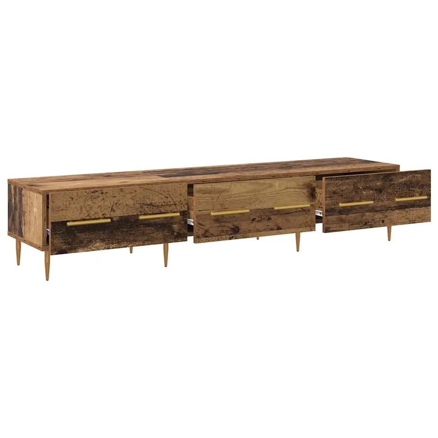 Meuble TV Bois Ancien 150 x 36 x 30 cm Bois d'ingénierie - 5