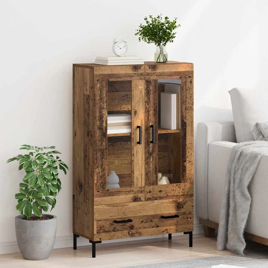 Haut Armoire Bois Ancien 69,5 x 31 x 115 cm Bois d'ingénierie - 4