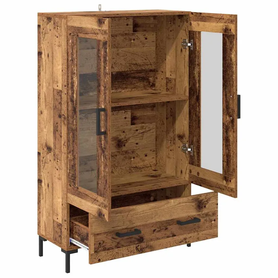 Haut Armoire Bois Ancien 69,5 x 31 x 115 cm Bois d'ingénierie - 5