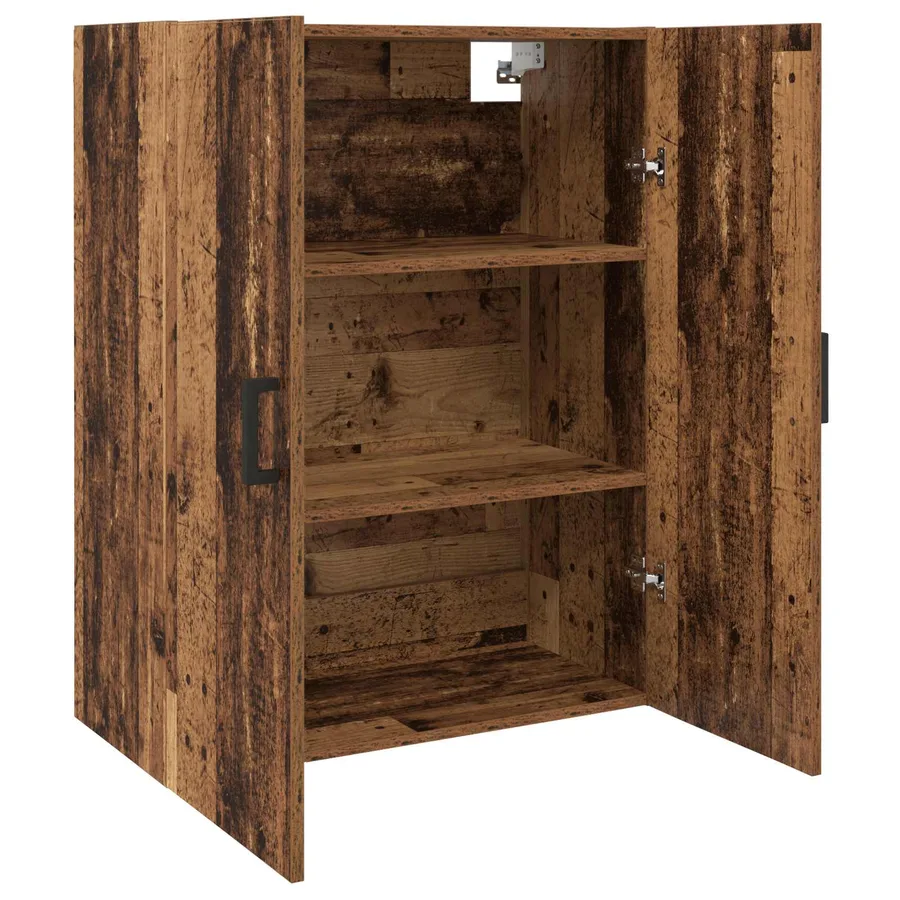 Armoire Murale 2 pcs Bois ancien 69,5 x 34 x 90 cm - 6