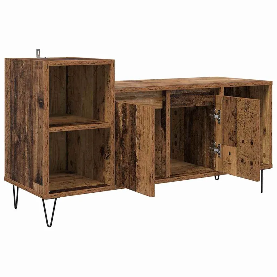 Meuble TV Bois Ancien 100 x 35 x 55 cm Bois d'ingénierie - 5