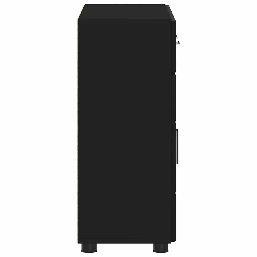 Buffet FLORIN Noir 88,5 x 30,5 x 73 cm Bois d'ingénierie - 7