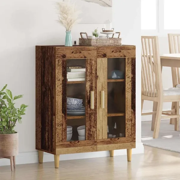 Buffet Bois Ancien 69,5 x 34 x 90 cm Bois d'ingénierie