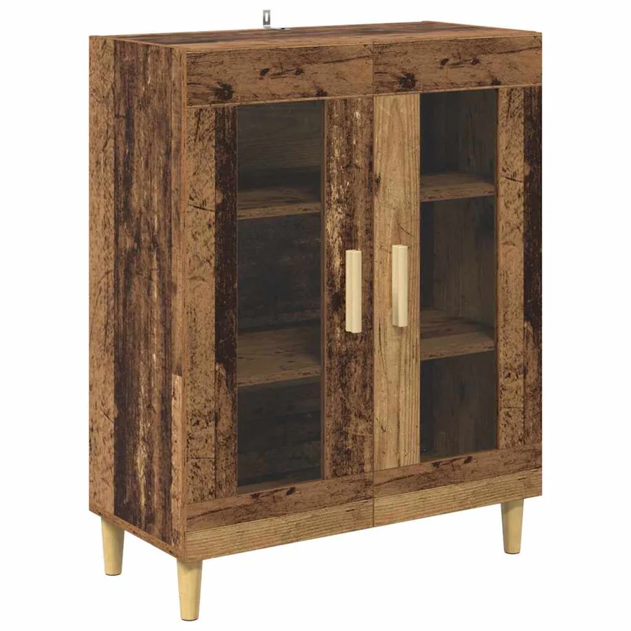 Buffet Bois Ancien 69,5 x 34 x 90 cm Bois d'ingénierie - 2