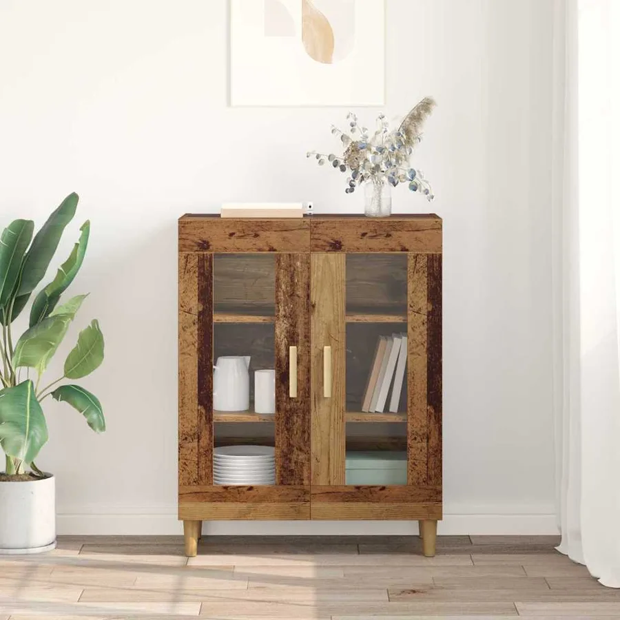 Buffet Bois Ancien 69,5 x 34 x 90 cm Bois d'ingénierie - 4