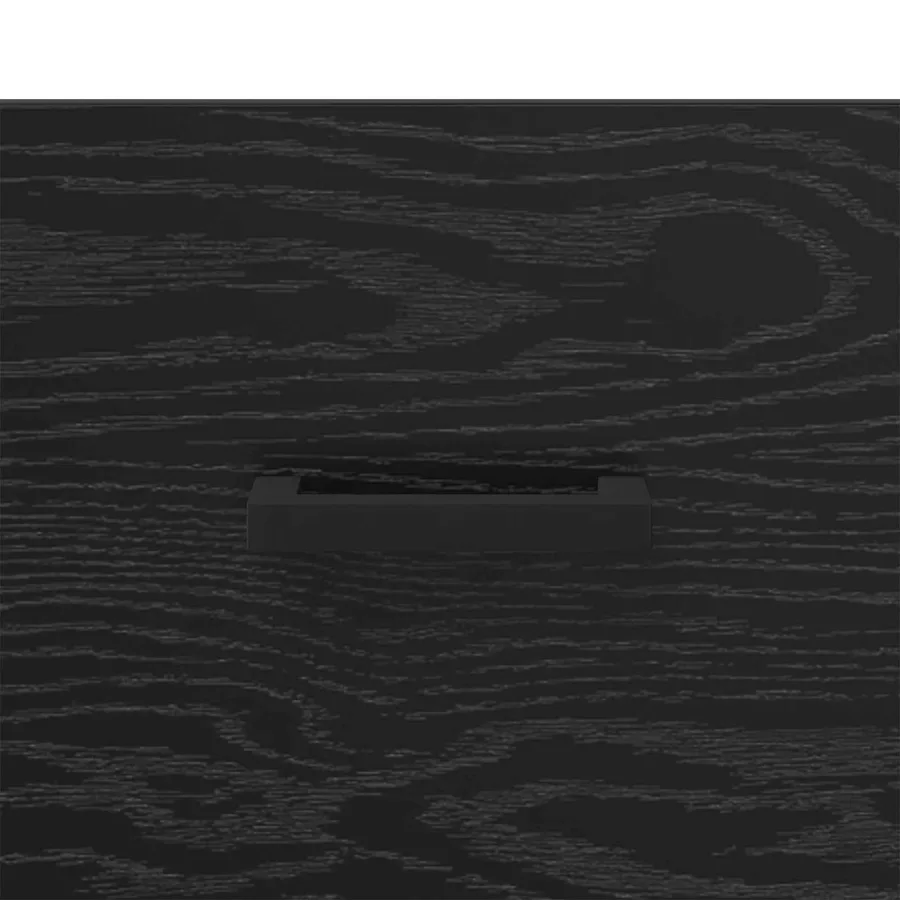 Buffet Chêne noir 34,5 x 34 x 90 cm Bois d'ingénierie - 10