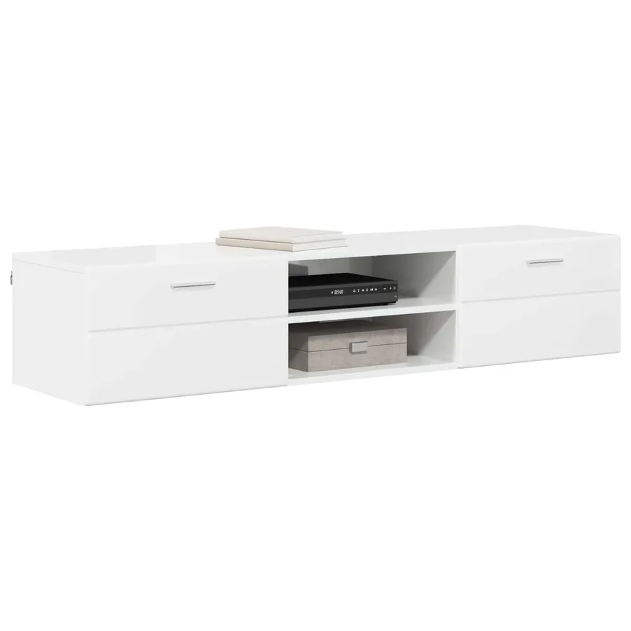 Cabinet en Bois Gris béton 150 x 39 x 30 cm Bois d'ingénierie - 3