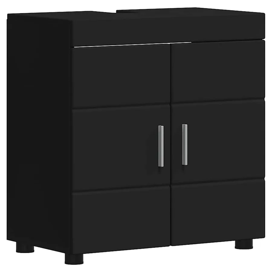 Ensemble de mobilier de salle de bain TULUM 2 pcs Noir - 7
