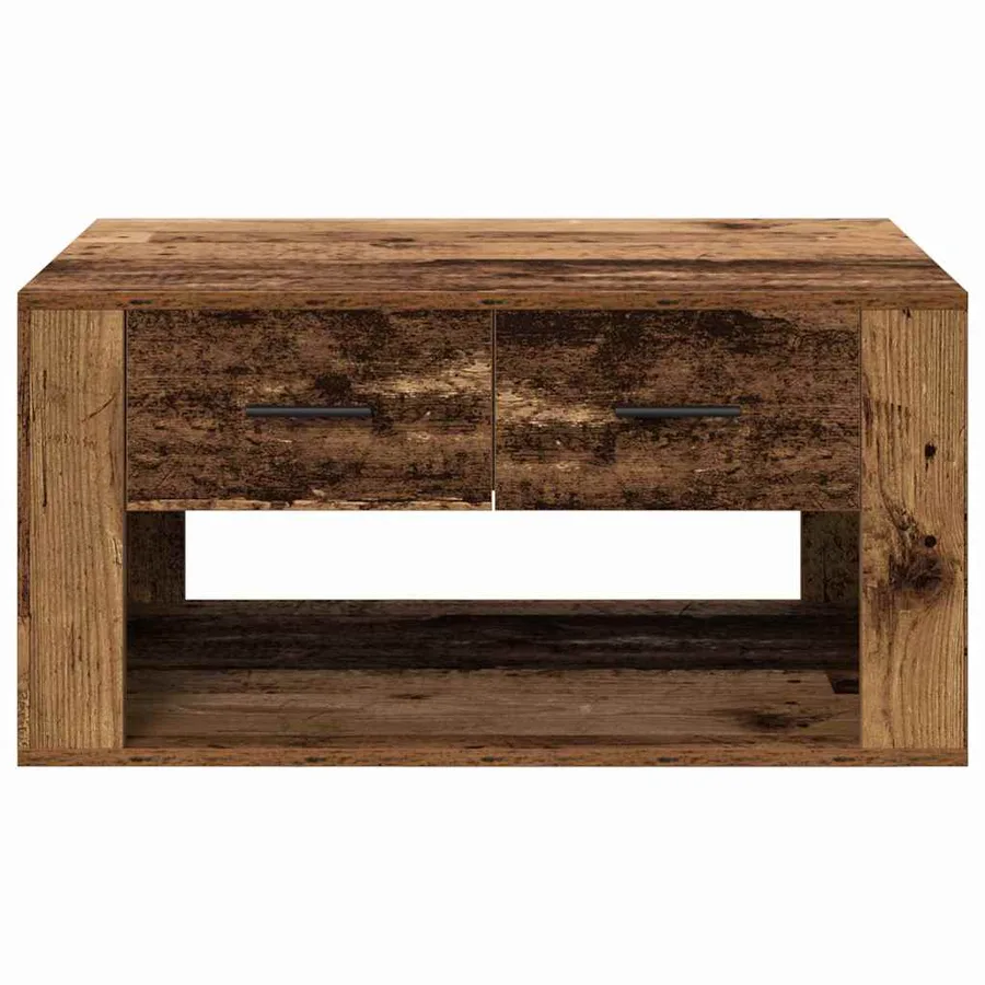 Table basse Bois Ancien 80 x 50 x 40 cm Bois d'ingénierie - 6