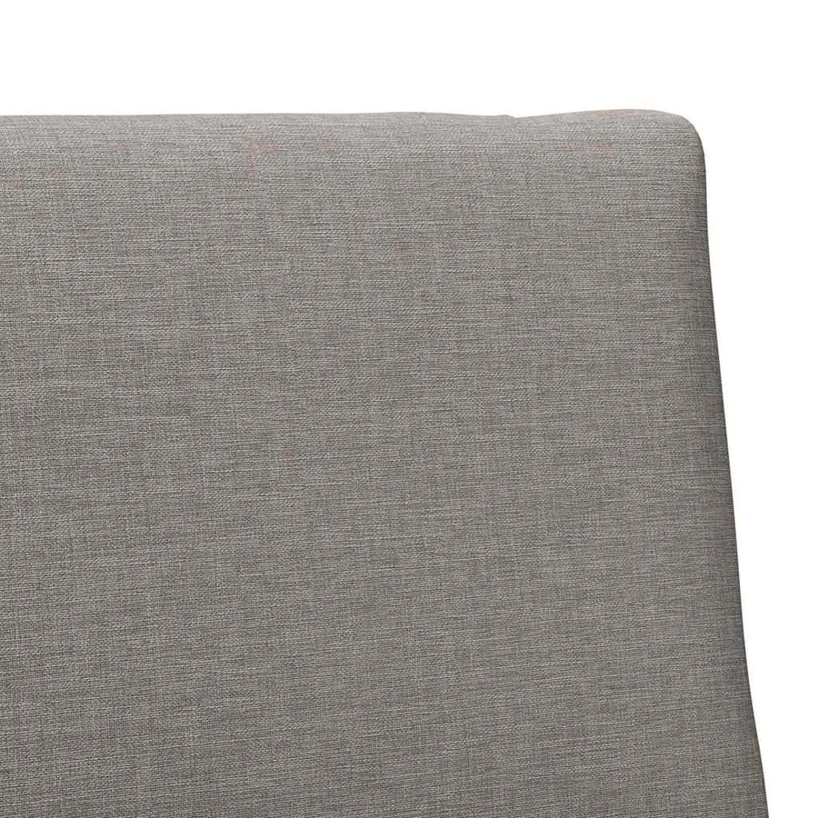 Tête de lit capitonnée Taupe 100 cm Pin massif - 7