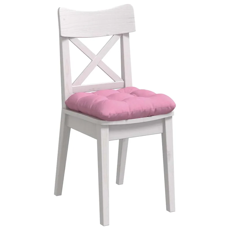 Coussins de siège 4 pcs Rose 40 x 40 x 12 cm tissu - 3
