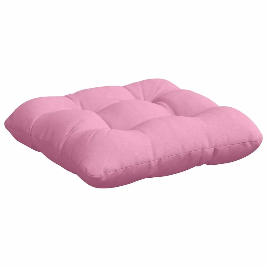 Coussins de siège 4 pcs Rose 40 x 40 x 12 cm tissu - 5