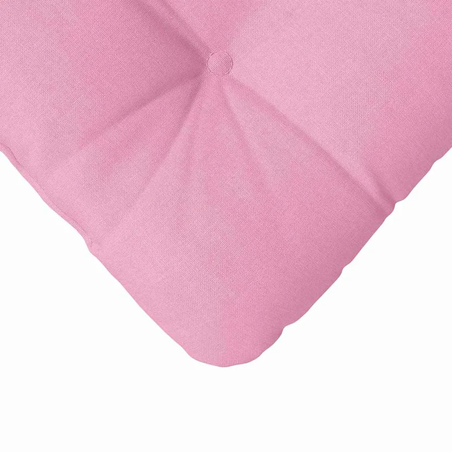 Coussins de siège 4 pcs Rose 40 x 40 x 12 cm tissu - 9