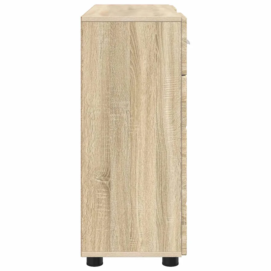 Cabinet en Bois avec tiroir Chêne Sonoma 88,5 x 30,5 x 73 cm - 7