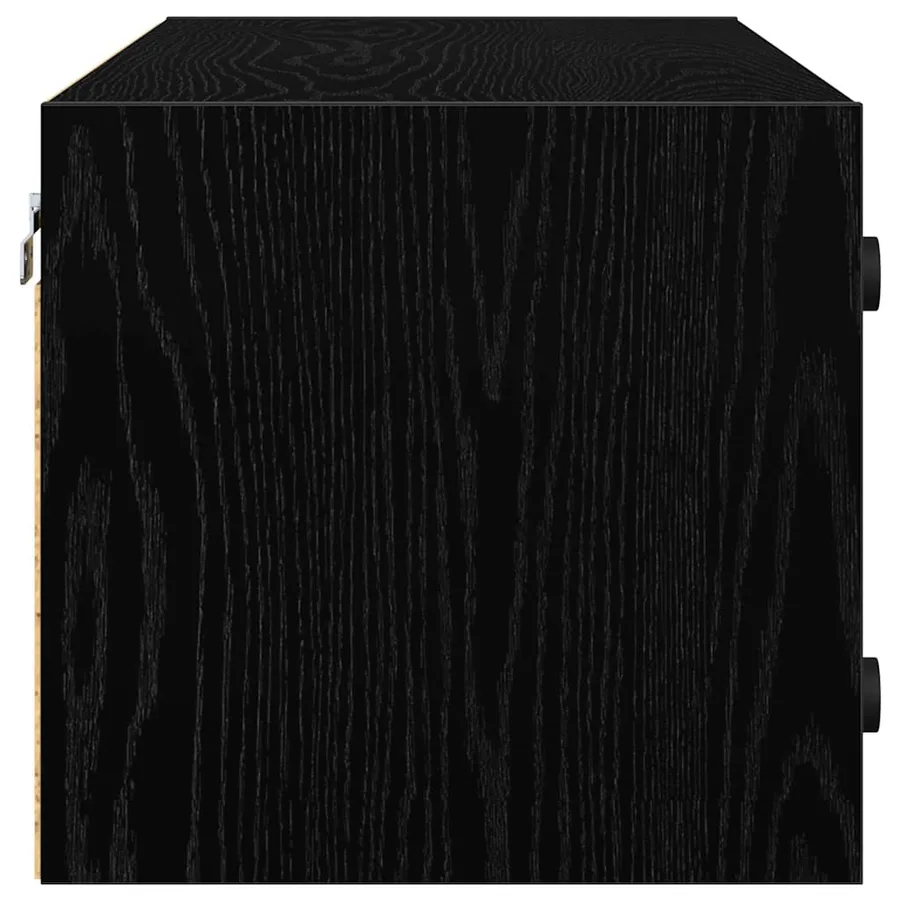 Meuble mural Chêne noir 102 x 37 x 35 cm Bois d'ingénierie - 7