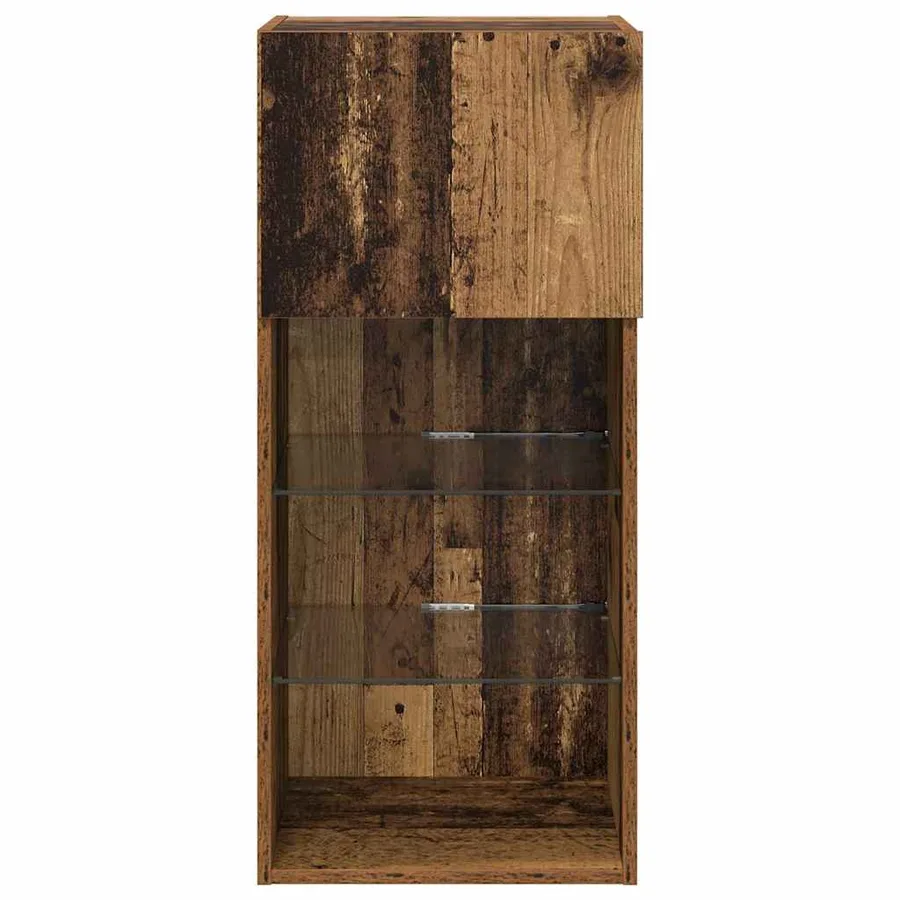 Meuble TV mural Bois ancien 40,5 x 30 x 90 cm Bois d'ingénierie - 9