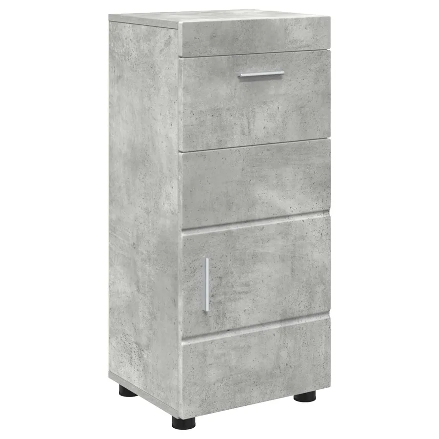 Ensemble d'armoire de salle de bain TULUM Gris béton - 2