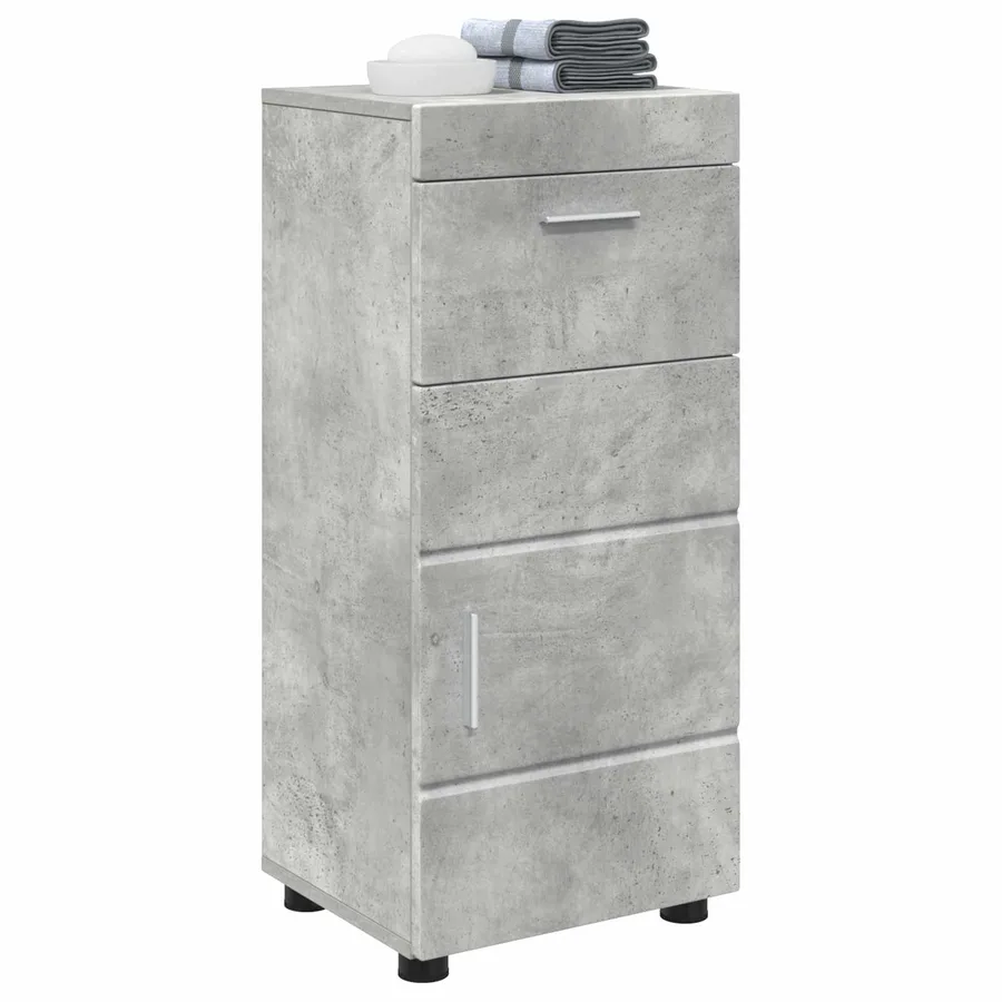Ensemble d'armoire de salle de bain TULUM Gris béton - 3