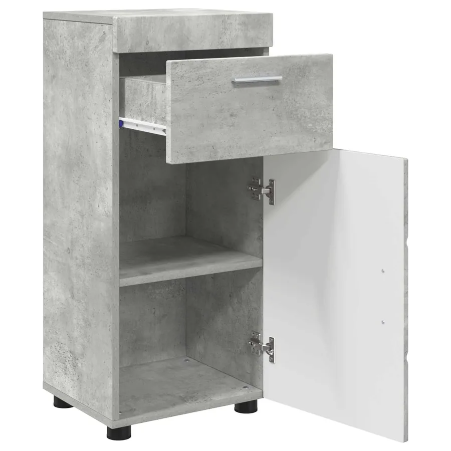 Ensemble d'armoire de salle de bain TULUM Gris béton - 5