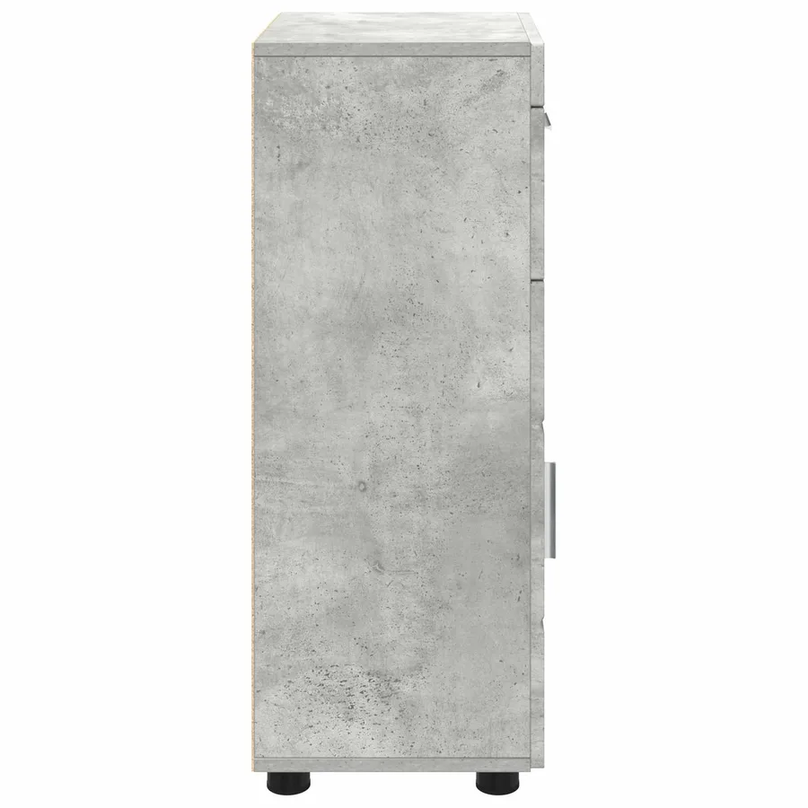 Ensemble d'armoire de salle de bain TULUM Gris béton - 7