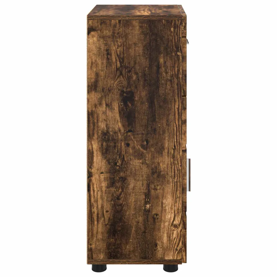 Ensemble d'armoire de salle de bain TULUM Chêne fumé - 7