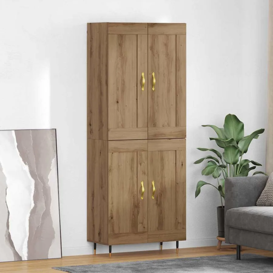 Haut Armoire Chêne artisanal 69,5 x 34 x 90 cm