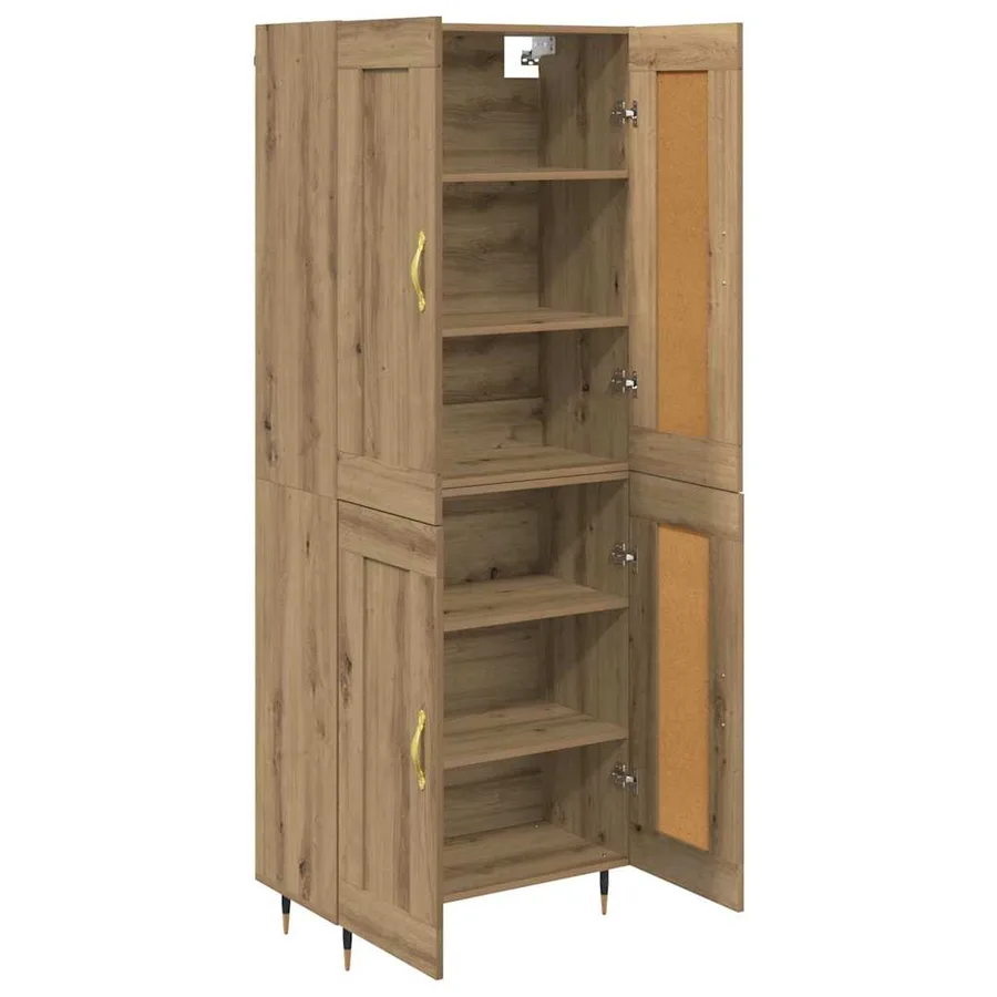 Haut Armoire Chêne artisanal 69,5 x 34 x 90 cm - 5