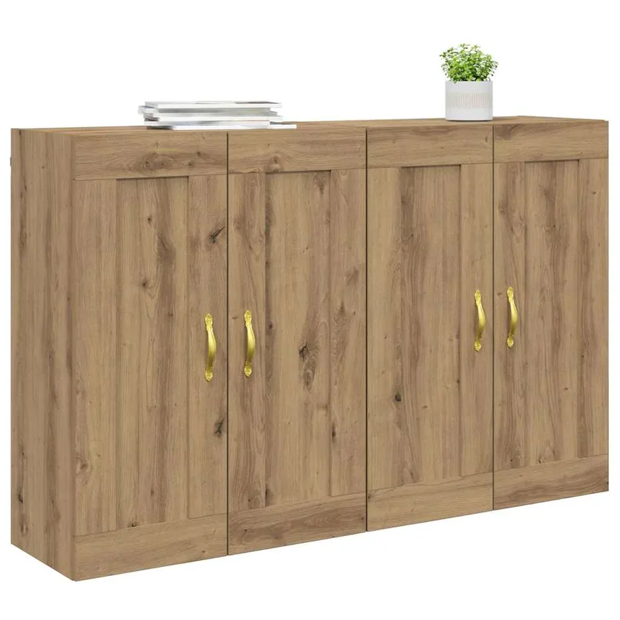 Meuble mural 2 pcs Chêne artisanal 69,5 x 34 x 90 cm - 3