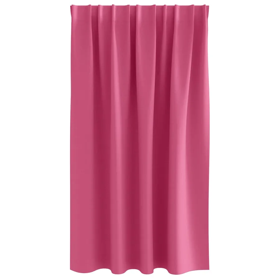 Rideaux occultants avec anneaux 2 pcs Rose vif 140 x 140 cm - 4