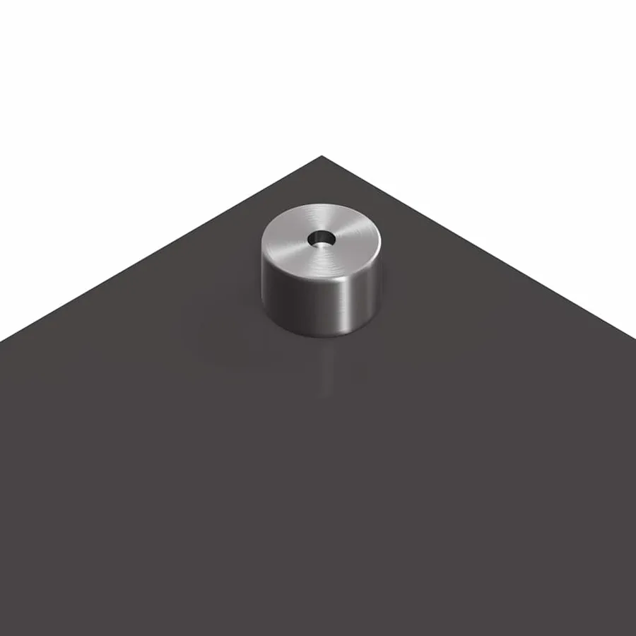 Crédence de cuisine 2 pcs Gris foncé 70 x 60 cm verre trempé - 9