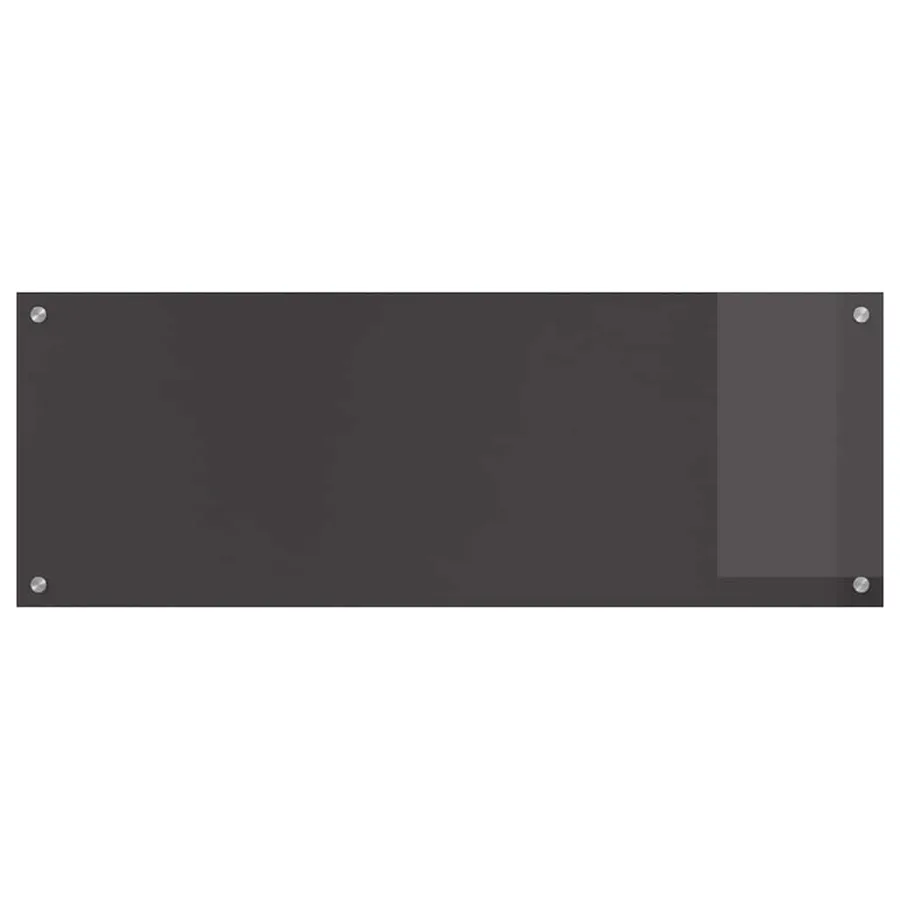 Crédence de cuisine 2 pcs Gris foncé 110 x 40 cm verre trempé - 4