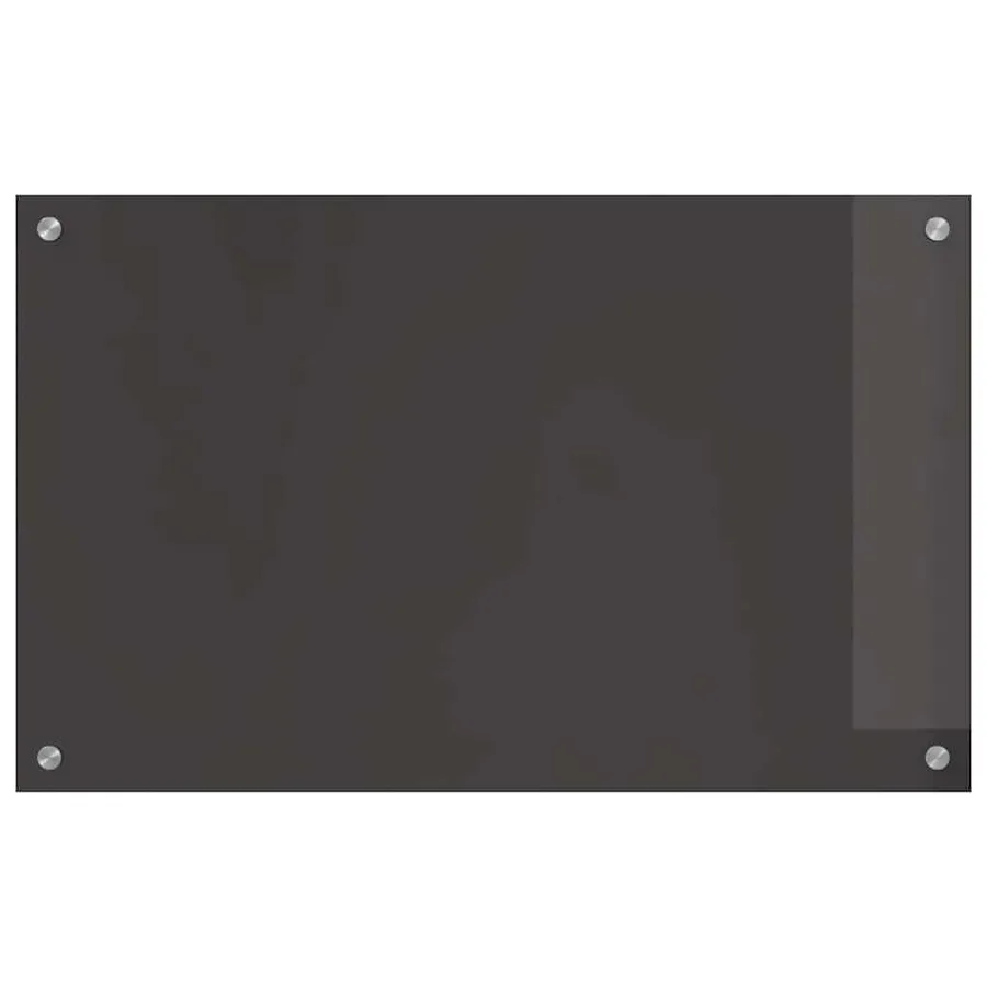 Crédence de cuisine 2 pcs Gris foncé 80 x 50 cm verre trempé - 4