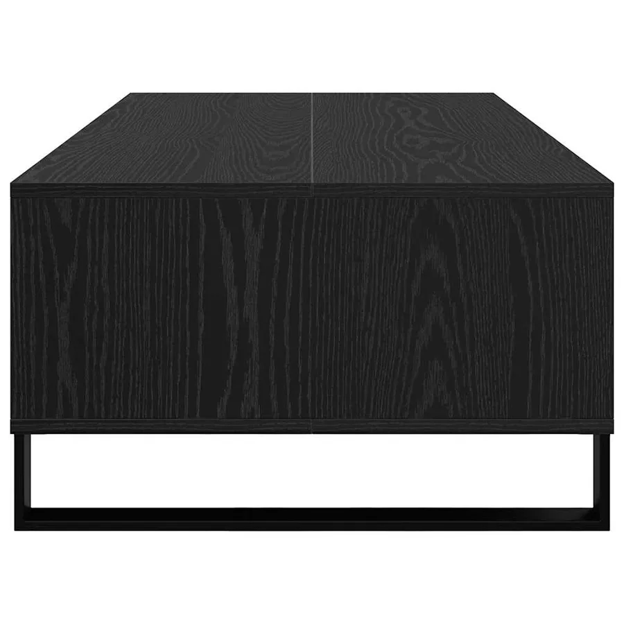 Table basse Chêne noir 104 x 60 x 35 cm Bois d'ingénierie - 7
