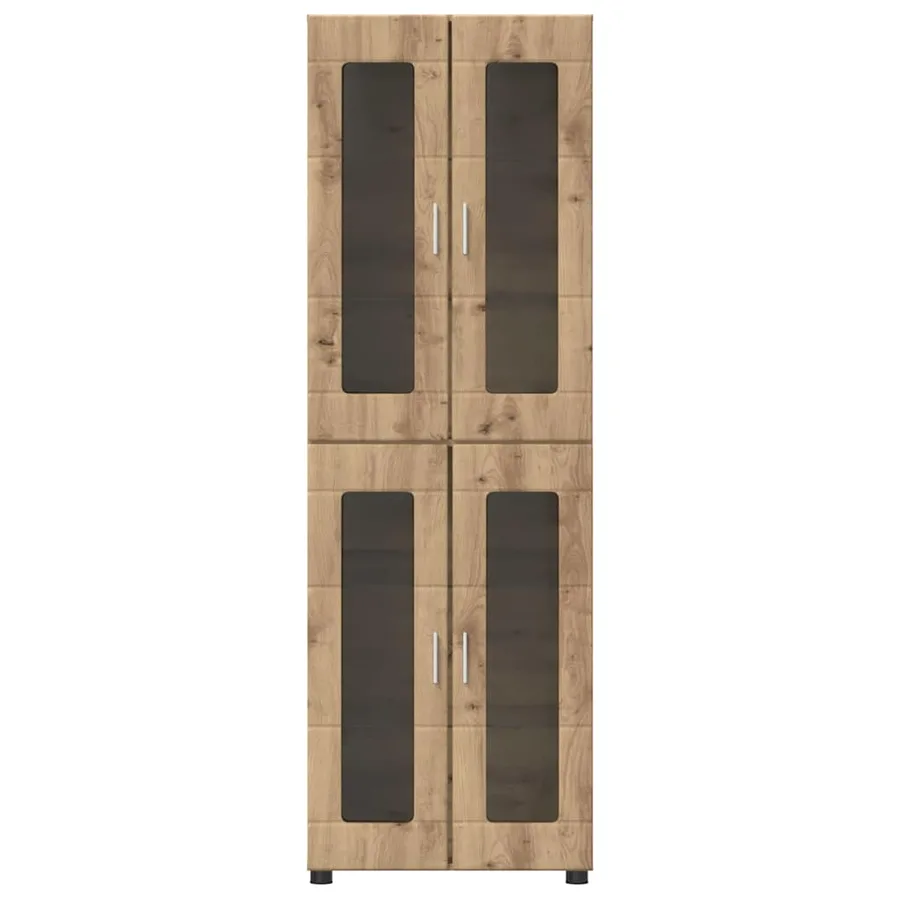 Haut Armoire FLORIN 60 x 35 x 182 cm Chêne artisanal - 6