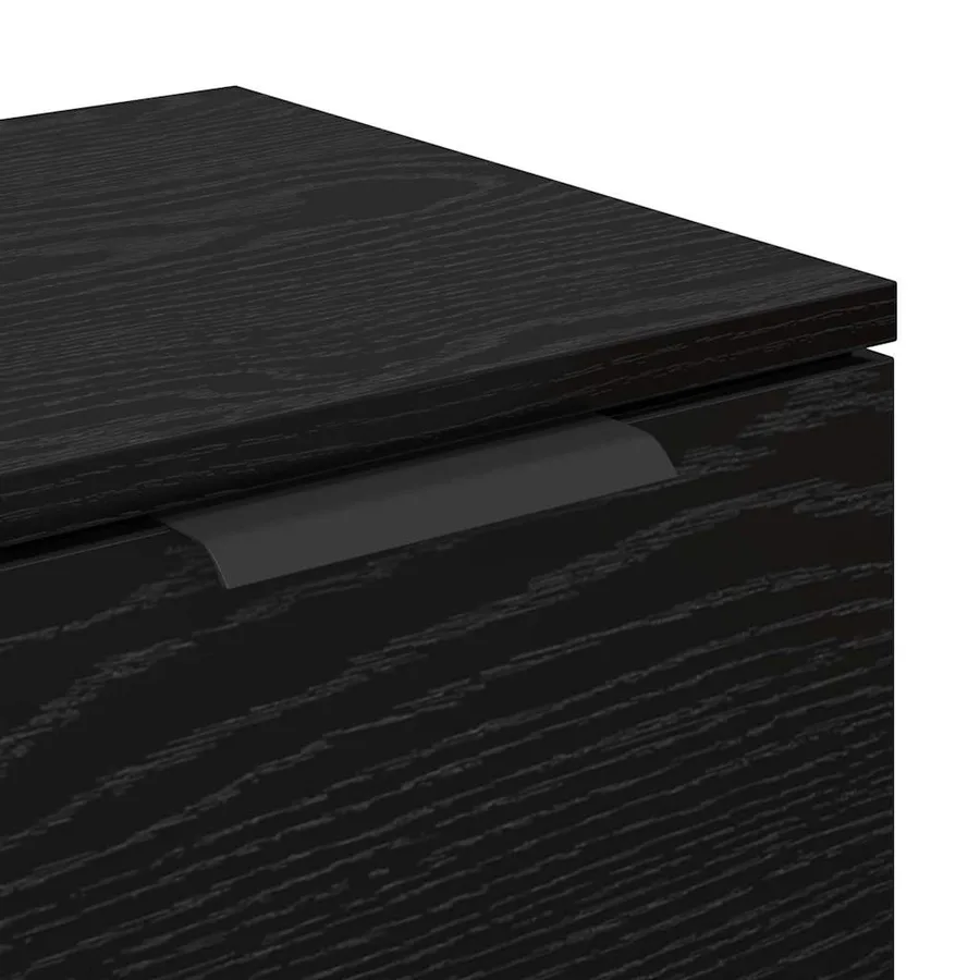 Buffets 2 pcs Chêne noir 60 x 30 x 70 cm Bois d'ingénierie - 8