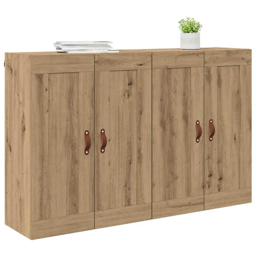 Meuble mural 2 pcs Chêne artisanal 69,5 x 34 x 90 cm - 3