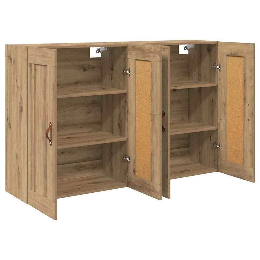 Meuble mural 2 pcs Chêne artisanal 69,5 x 34 x 90 cm - 6