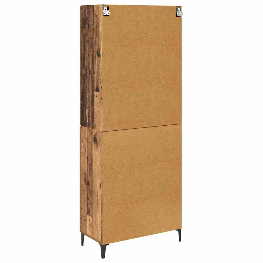 Haut Armoire Bois Ancien 69,5 x 34 x 180 cm Bois d'ingénierie - 10