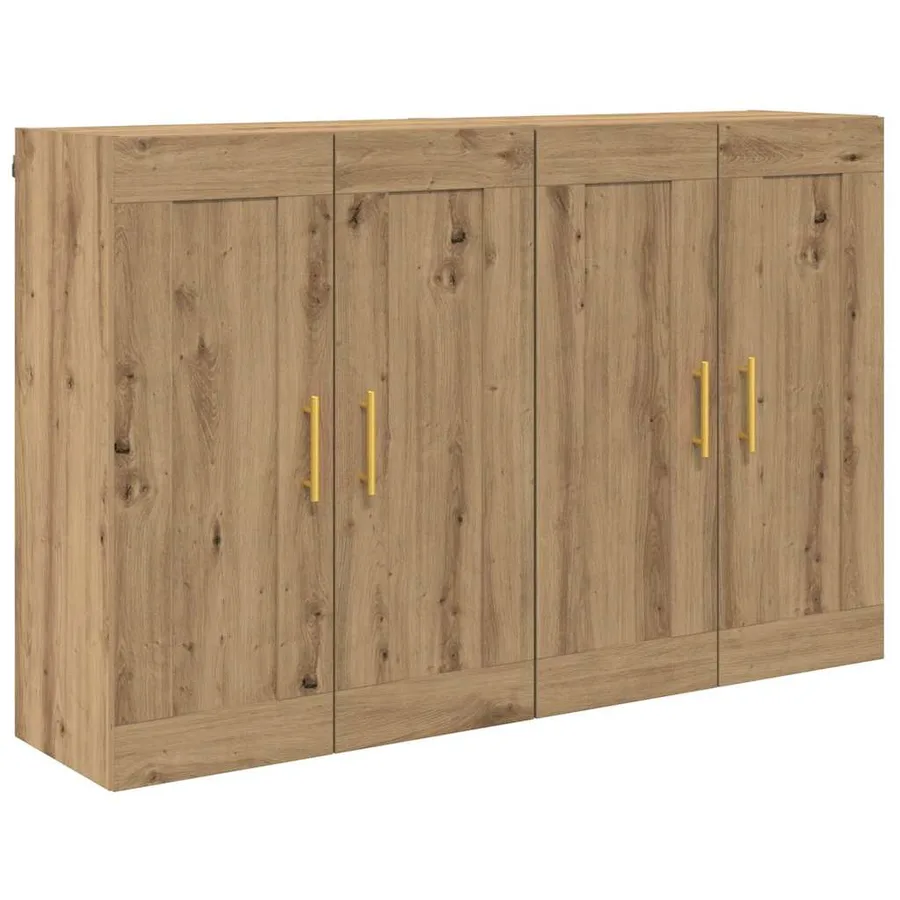 Meuble mural 2 pcs Chêne artisanal 69,5 x 34 x 90 cm - 5
