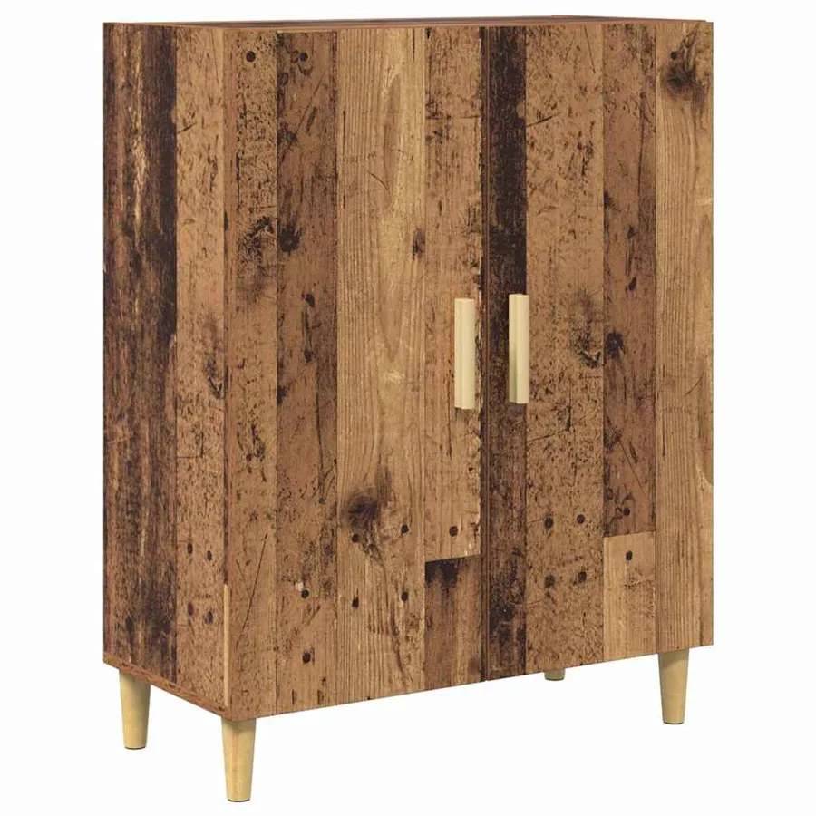 Haut Armoire Bois Ancien 69,5 x 34 x 180 cm - 6