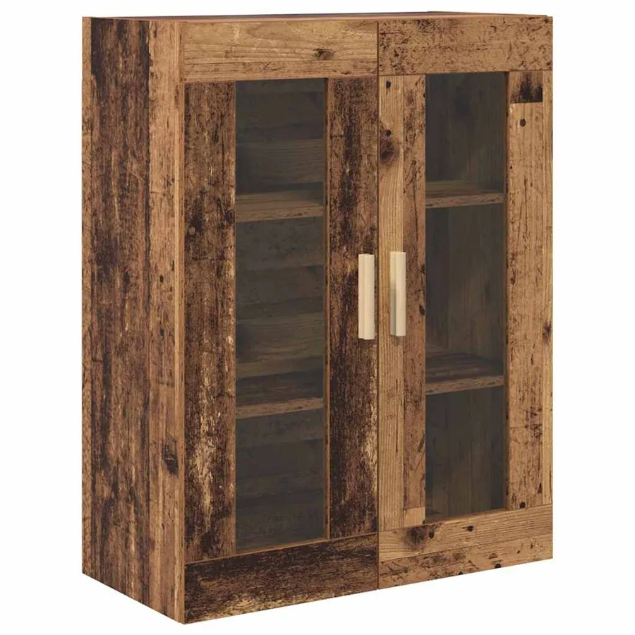 Haut Armoire Bois Ancien 69,5 x 34 x 180 cm - 7