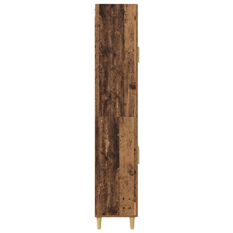 Haut Armoire Bois Ancien 69,5 x 34 x 180 cm - 9