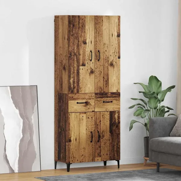 Haut Armoire Bois Ancien 69,5 x 34 x 180 cm Bois d'ingénierie
