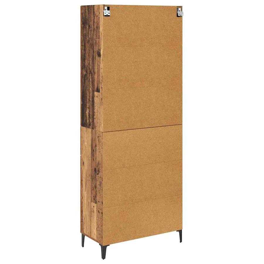 Haut Armoire Bois Ancien 69,5 x 34 x 180 cm Bois d'ingénierie - 8