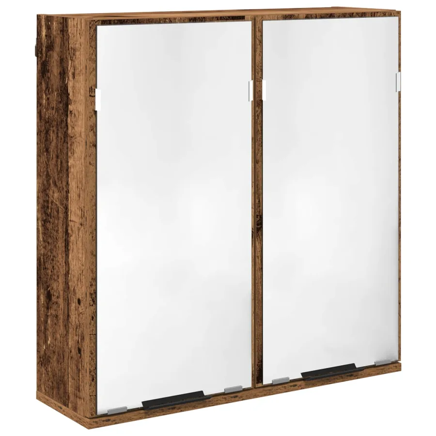 Ensemble de mobilier de salle de bain 4 pcs Bois ancien - 5