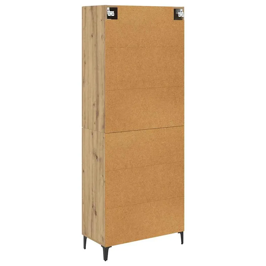 Haut Armoire Chêne artisanal 69,5 x 34 x 180 cm - 10