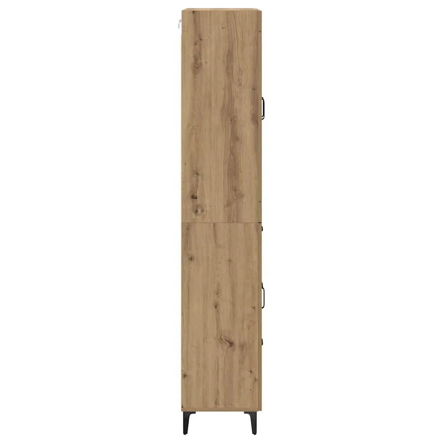 Haut Armoire Chêne artisanal 69,5 x 34 x 180 cm - 9