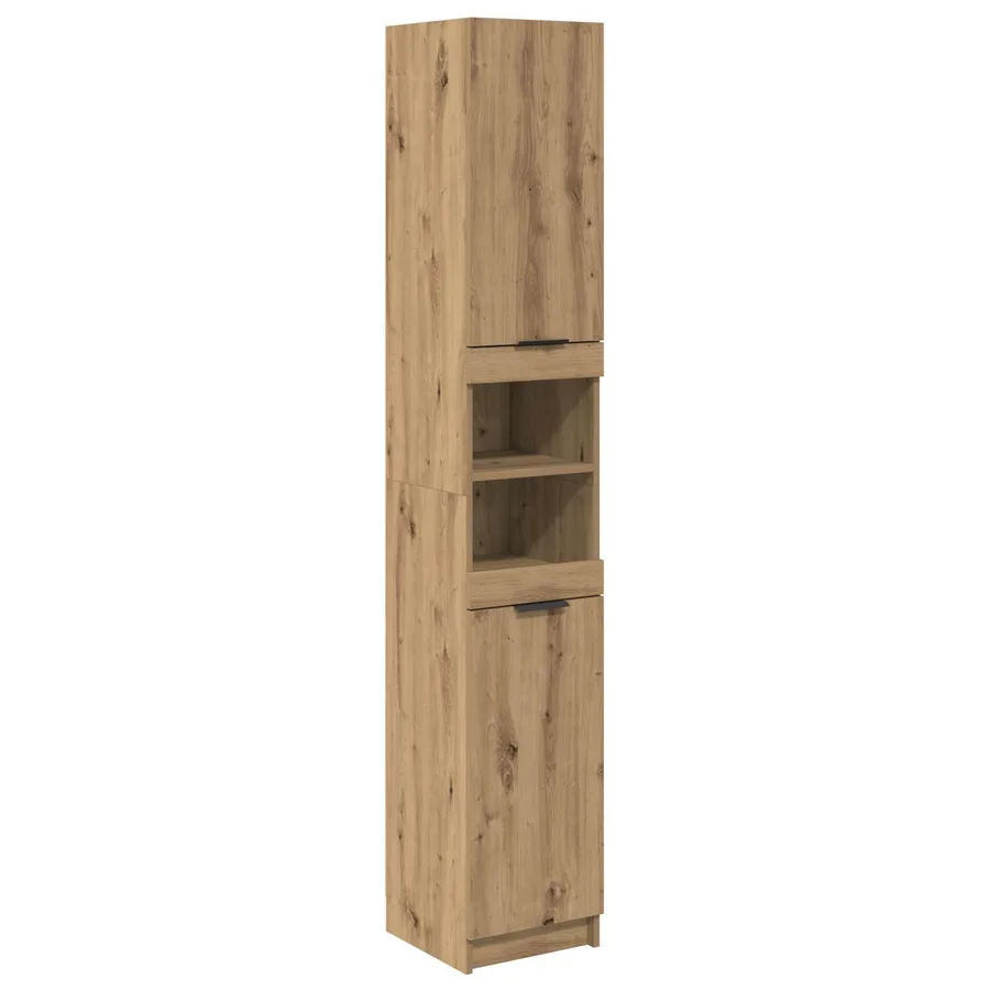 Ensemble de mobilier de salle de bain 5 pc Chêne artisanal - 7
