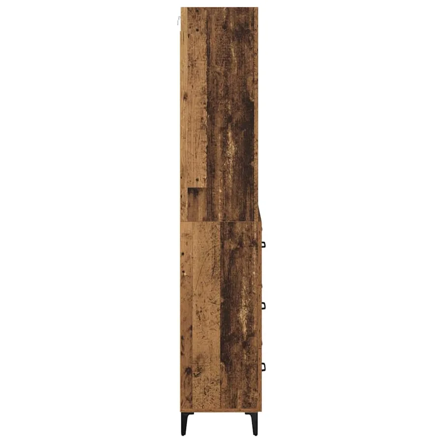 Haut Armoire Bois Ancien 69,5 x 34 x 180 cm Bois d'ingénierie - 9